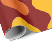 Retro Geometric Cute Mid Century Christmas Pattern Cadeaupapier (Rol Hoek)