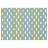 Retro Geometric Design Smokey Blue Tafelkleed (Voorkant (Horizontaal))