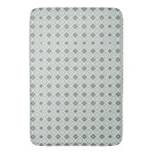 Retro Geometric Diamond Pattern Badmat (Voorkant Verticaal)