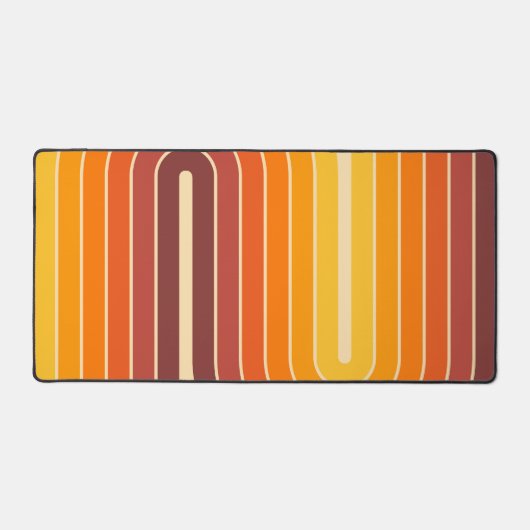 Retro Geometric Double Arch Design Bureaumat (Voorkant)