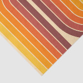 Retro Geometric Double Arch Design Tissuepapier (Detail)