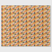 Retro Geometric jaren '60,  naadloos. Cadeaupapier (Vlak)