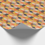 Retro Geometric jaren '60,  naadloos. Cadeaupapier (Hoek)