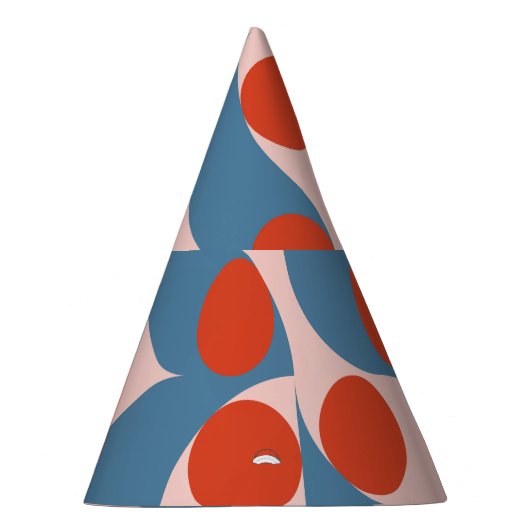 Retro Geometric: Modern Vintage Mosaic. Feesthoedjes (Rechts)