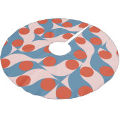 Retro Geometric: Modern Vintage Mosaic. Kerstboom Rok (Gekanteld)