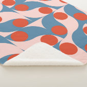 Retro Geometric: Modern Vintage Mosaic. Sherpa Deken (3/4)