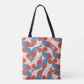 Retro Geometric: Modern Vintage Mosaic. Tote Bag (Achterkant)