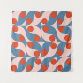 Retro Geometric: Modern Vintage Mosaic. Wandkleed (Voorkant (horizontaal))