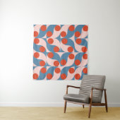 Retro Geometric: Modern Vintage Mosaic. Wandkleed (In Situ (horizontaal))