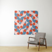 Retro Geometric: Modern Vintage Mosaic. Wandkleed (In situ)