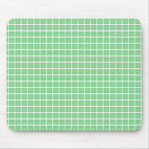Retro Geometric Mousepad, Kelly Green Muismat