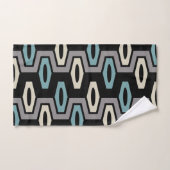 Retro Geometric Pattern Bad Handdoek (Handdoek)