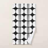 Retro Geometric Pattern Bad Handdoek (Handdoek)
