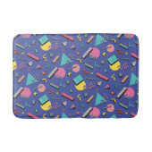 Retro Geometric Pattern Badmat (Voorkant)