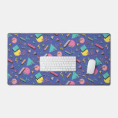 Retro Geometric Pattern Bureaumat (Keyboard & Muis)