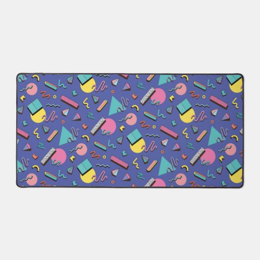 Retro Geometric Pattern Bureaumat (Voorkant)