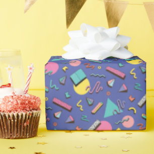 Retro Geometric Pattern Cadeaupapier