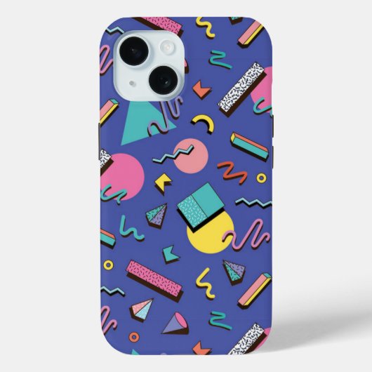 Retro Geometric Pattern Case-Mate iPhone Case (Achterkant)