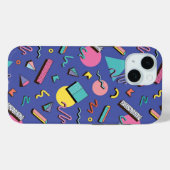 Retro Geometric Pattern Case-Mate iPhone Case (Achterkant (horizontaal))