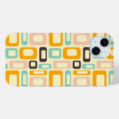 Retro geometric pattern in light beige background Case-Mate iPhone case (Achterkant (horizontaal))