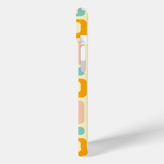 Retro geometric pattern in light beige background Case-Mate iPhone case (Achterkant / Links)