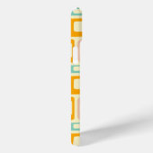 Retro geometric pattern in light beige background Case-Mate iPhone case (Achterkant / Rechts)