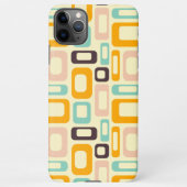 Retro geometric pattern in light beige background iPhone hoesje (Achterkant)