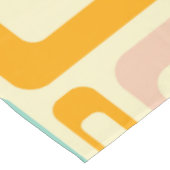 Retro geometric pattern in light beige background tafelkleed (Gekanteld)