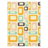 Retro geometric pattern in light beige background tafelkleed (Voorkant)