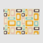 Retro geometric pattern in light beige background tissuepapier (Voorkant)