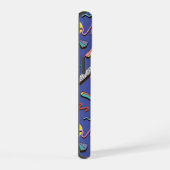 Retro Geometric Pattern iPhone 15 Case (Rechterkant)