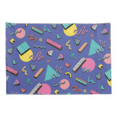 Retro Geometric Pattern Kussensloop (Achterkant-Rechts)