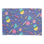 Retro Geometric Pattern Kussensloop (Voorkant-Links)