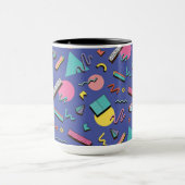 Retro Geometric Pattern Mok (Midden)