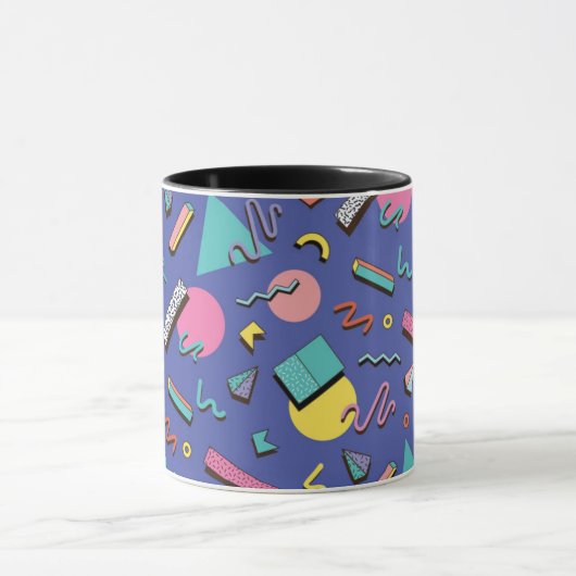 Retro Geometric Pattern Mok (Midden)