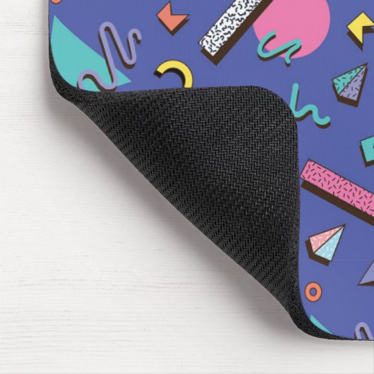 Retro Geometric Pattern Muismat (Hoek)