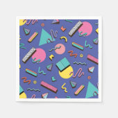 Retro Geometric Pattern Servet (Voorkant)