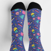 Retro Geometric Pattern Sokken (Top)
