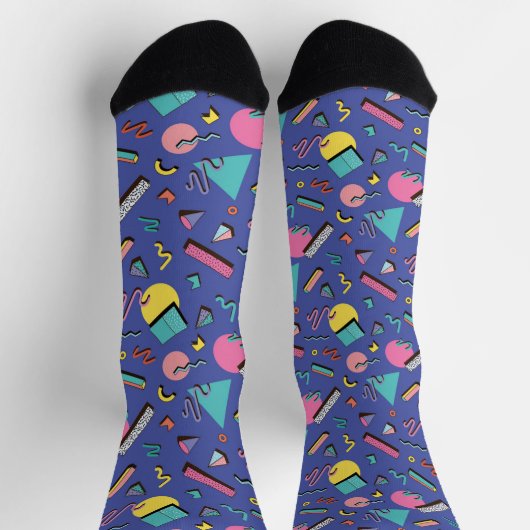Retro Geometric Pattern Sokken (Top)