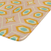 Retro geometric pattern with hexagons and stars snijplank (Hoek)