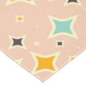 Retro geometric pattern with teal, orange, black tafelkleed (Gekanteld)