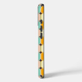 Retro geometric pattern with vertical ovals Case-Mate iPhone case (Achterkant / Links)