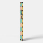 Retro geometric pattern with vertical ovals Case-Mate iPhone case (Achterkant / Links)