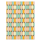 Retro geometric pattern with vertical ovals tafelkleed (Voorkant)