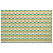Retro Geometric Santa Combed Cotton Fabric Stof (Yard (91,4 cm))