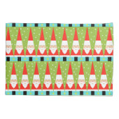 Retro Geometric Santa Pillowcase Kussensloop (Achterkant)