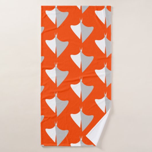 Retro geometric shapes with seamless patternabstra badhanddoek (Badhanddoek)