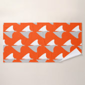 Retro geometric shapes with seamless patternabstra badhanddoek (Badhanddoek)
