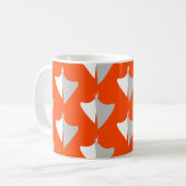 Retro geometric shapes with seamless patternabstra koffiemok (Voorkant links)