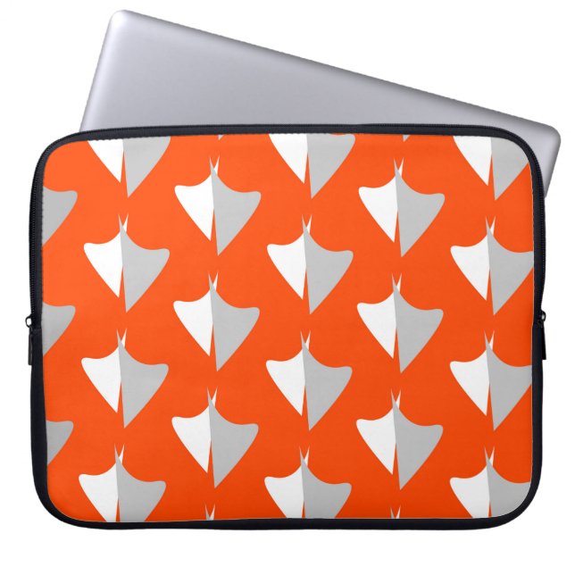 Retro geometric shapes with seamless patternabstra laptop sleeve (Voorkant)